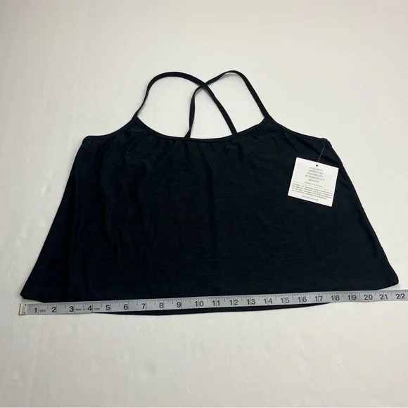 Beyond Yoga Featherweight Drift Away Sleep Tank Spacedye Black Grey Large NEW - Picture 8 of 10